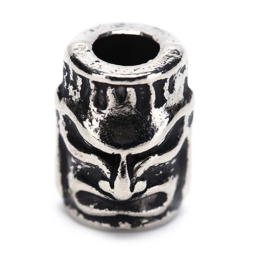 Металлические бусины 5 шт./лот подвески в виде черепа для браслетов аксессуары