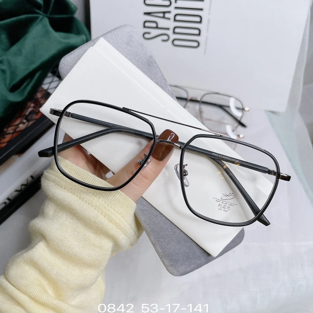 

Fashion Prescription Glasses Frame Ultra Light Retro Polygonal Men And Women Pop Glasses Personality