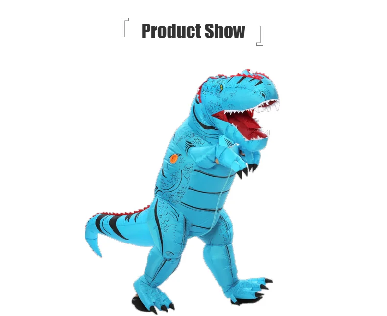 JYZCOS надувной T-REX костюм динозавра Косплей костюмы на Хэллоуин для женщин мужчин детей Disfraces взрослых