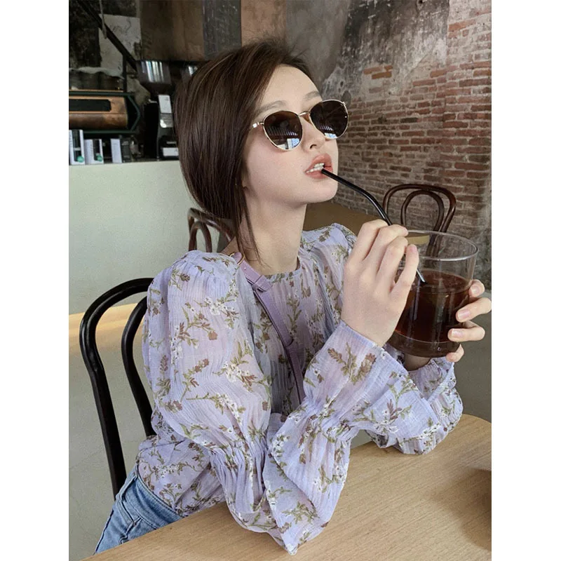 Весенне-летняя корейская мода импортный стиль маленький фиолетовый микро