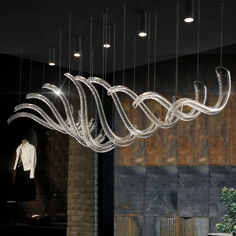 Отдел продаж креативная Люстра для бара современный минималистичный светильник