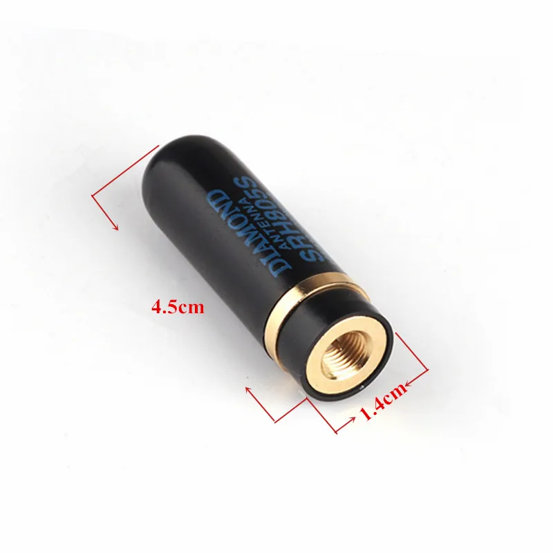 SRH805S Двухдиапазонная UHF+ VHF антенна SMA штекер для Baofeng UV3R UV100 LINTON LT6100 LT6188 YAESU Vertex VX-6R радио