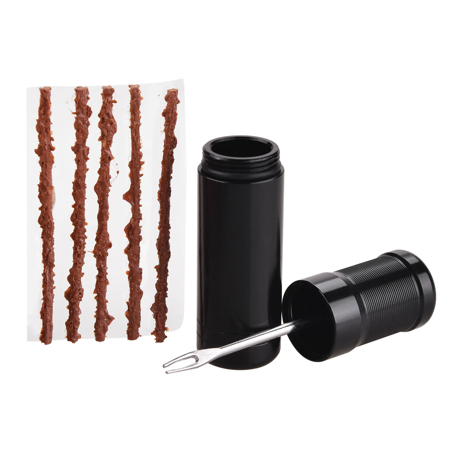 Bicycle Tubeless Tire Repair Tool Kit Mini MTB Road Bike Tyre Plug Puncture Flat Patch with Sealant Rubber Stripes Set | Спорт и
