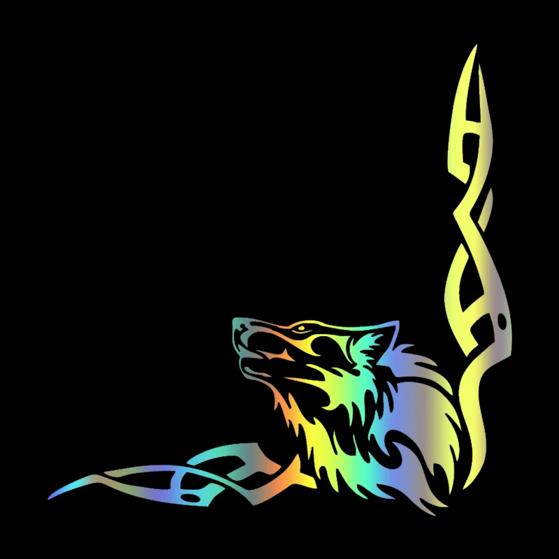 

30496# наклейки на авто Воющий волк водонепроницаемые наклейки на машину наклейка для авто автонаклейка стикер этикеты винила наклейки стайлинга автомобилей украшения на бампере автомобиля несколько размеров без фона