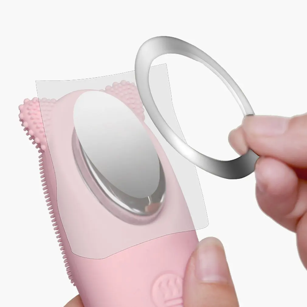 

Ultrasonic Anion Electric Waterproof Silicone Durable Cleanser Massage Brush Home Facial Massage Instrument