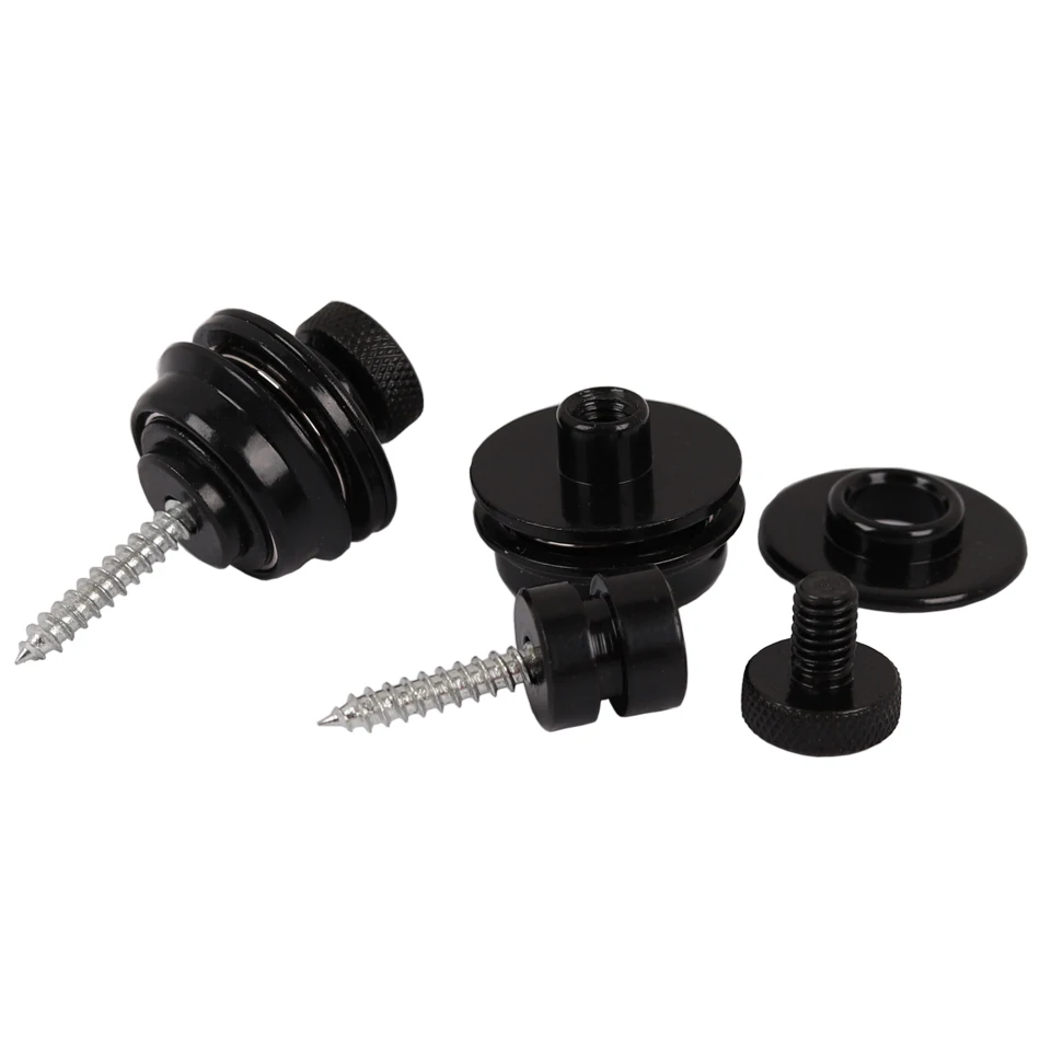 professionelle 2 teilelos flache kopf schnelle fix metall gitarre straplock taste für elektrische gitarre bass 3 farben free global shipping