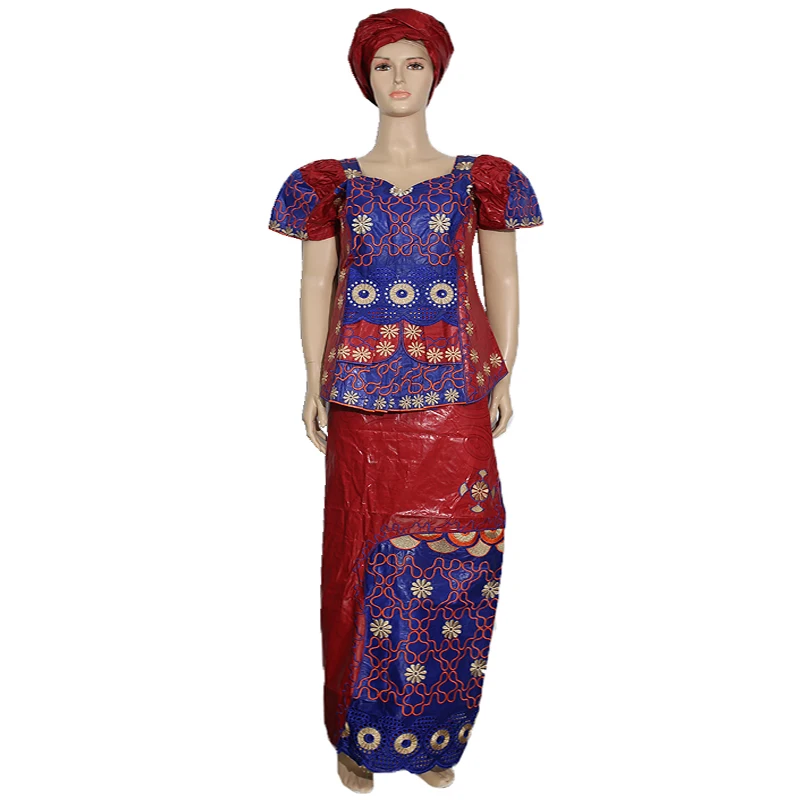 Женский костюм с юбкой H & D Africaine Femme 2020 Bazin Riche Dashiki женская одежда из Южной Африки