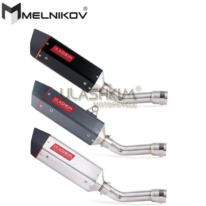 

Motorcycle Exhaust Escape Muffler Middle Link Pipe Slip On For YAMAHA FZ1 N F S FAZER FZ1 FZ1N FZ1000 2005 to 2016 Exhaust