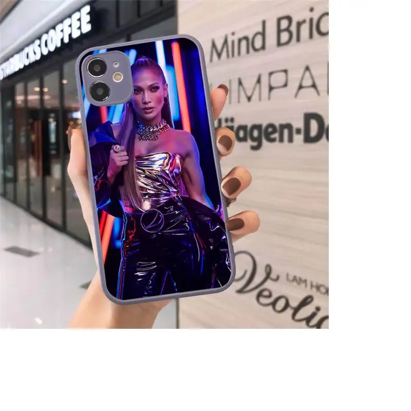 

Jennifer Lopez SEXY Phone Cases Matte Transparent for iPhone 7 8 11 12 s mini pro X XS XR MAX Plus cover funda
