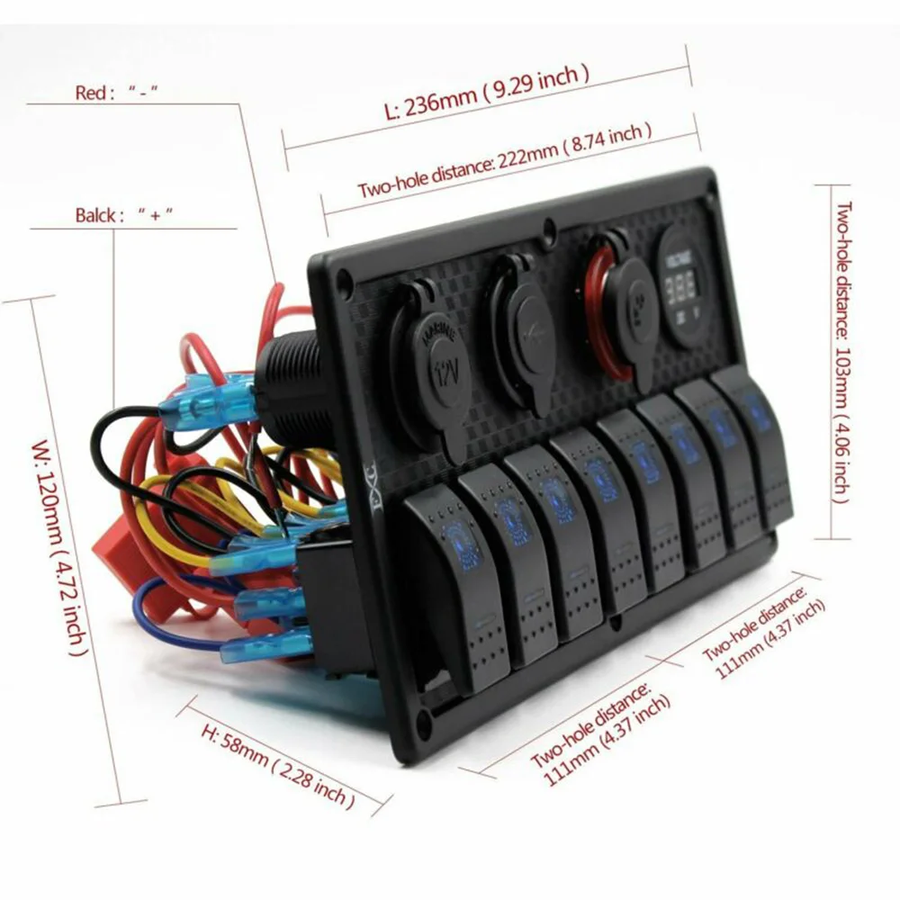 

Flame retardant Rocker Switch Panel Indicator Circuit Breaker Accessories
