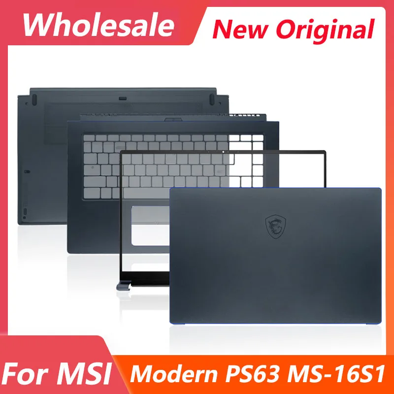 

Новый чехол для ноутбука MSI PS63 MS-16S1, PS63 Mondern 8RD 8SC, задняя крышка ЖК-дисплея/передняя рамка/петли/Упор для рук, верхний чехол/Нижняя крышка