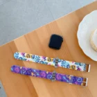 Ремешок с принтом сердечек для Apple Watch Band 44 мм 40 мм 38 мм 42 мм, браслет для iWatch Series 6 SE 5 4 3 2 1