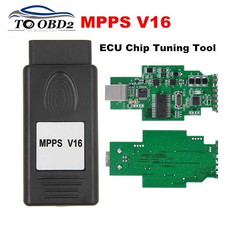 Nuovo MPPS V16 Auto ECU Chip Tuning Interface OBD OBDII multilingue lettura e scrittura ECU Flasher per RDC15 EDC16 EDC17 alta qualità
