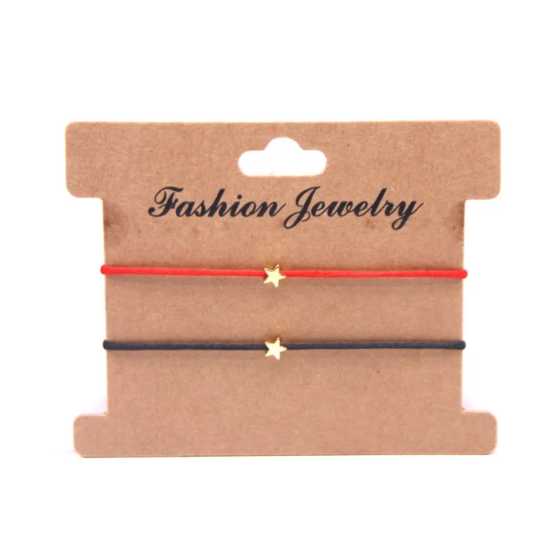 2020 Новый счастливое сердце звезда браслет для женщин и детей красный цвет