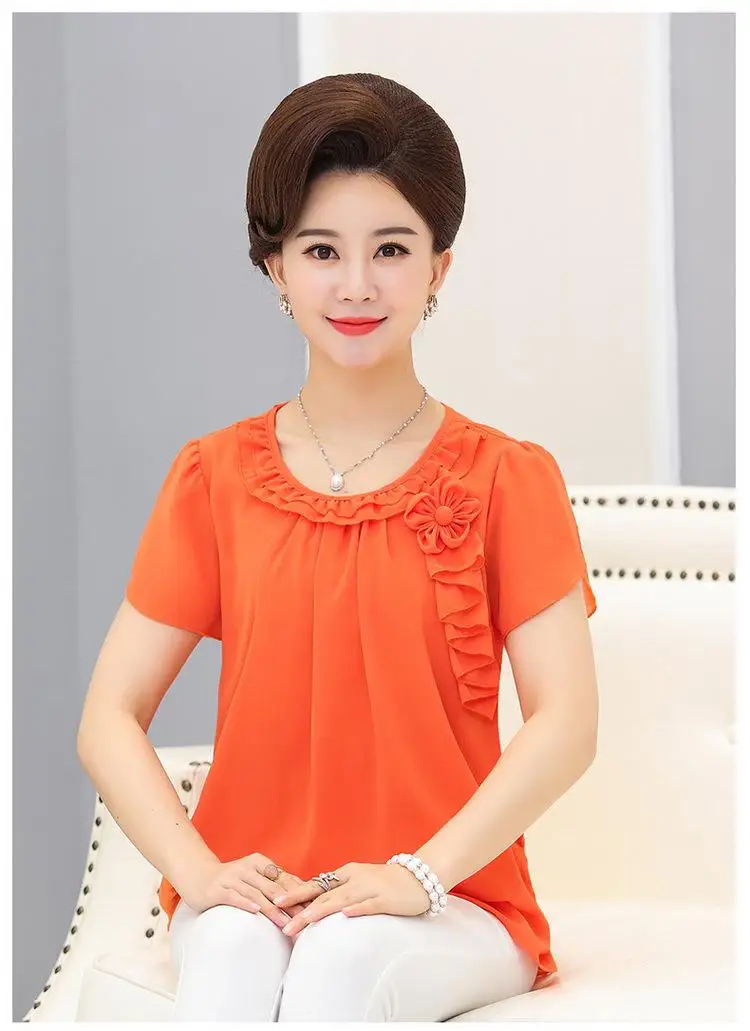 

Tops T Shirt Green Women Short Sleeve Tshirt Women Lady