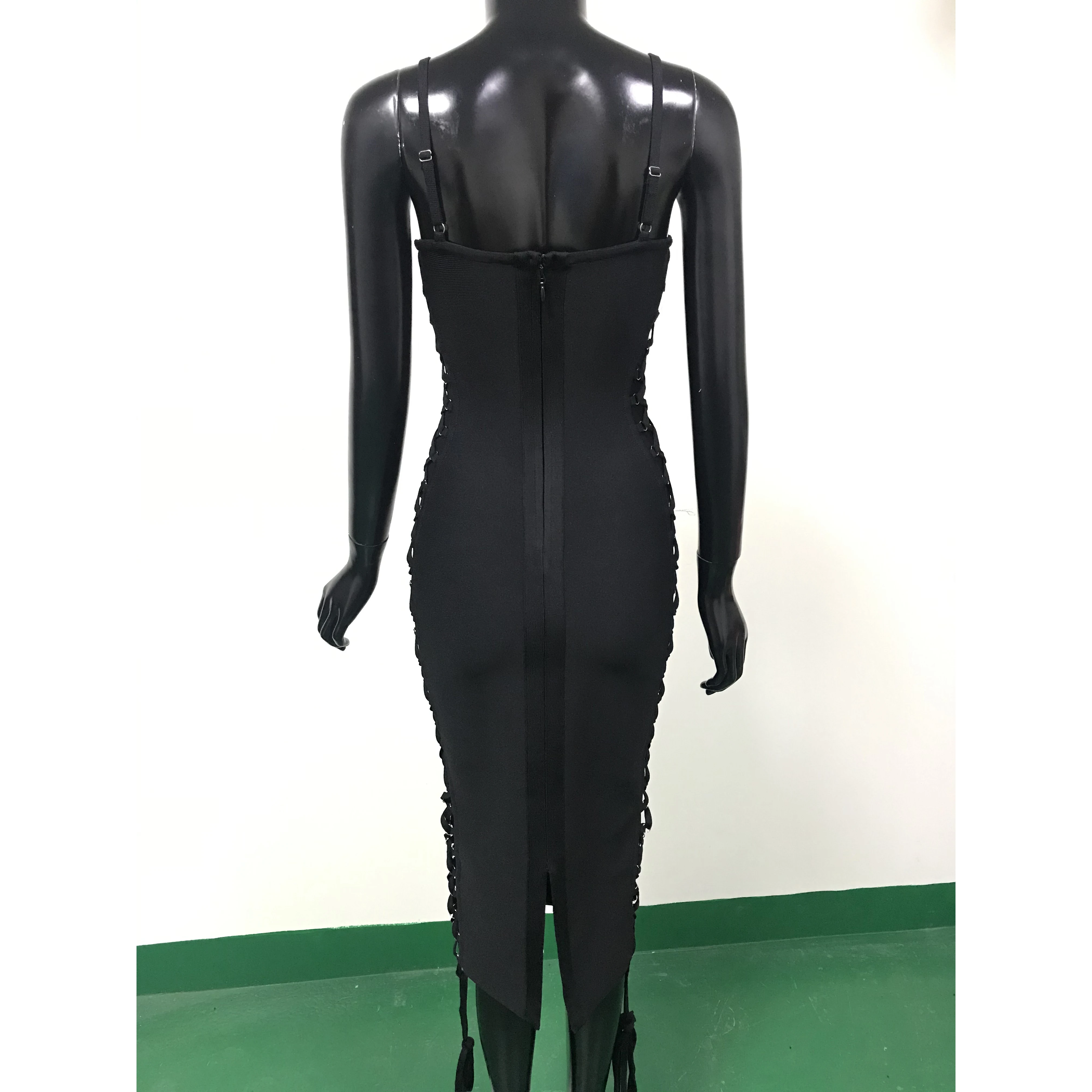 2020 Новое поступление элегантное женское платье Летнее Бандажное сексуальное без