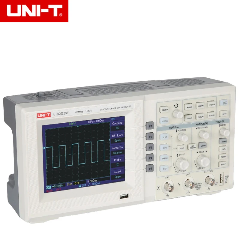 UNI-T UTD2062CE цифровой осциллограф для хранения 2 канала 60MHz 1Gs/s | Инструменты