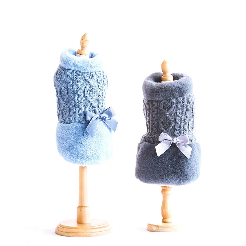 Горячая Распродажа зимняя одежда для собак супер теплые свитера маленьких