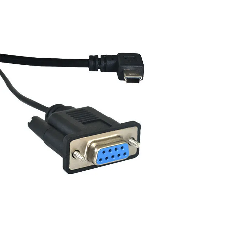 Мини USB 2 0 мужчина к RS232 DB9 9 контактный разъем переходник с внутренней