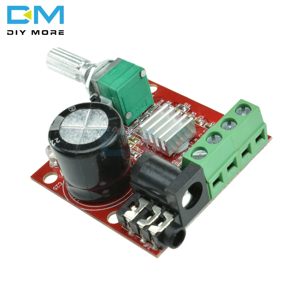 12 В 2X10W Hi Fi PAM8610 аудио стерео усилитель платы модуля двойной D Класс канала 20 мА Гц