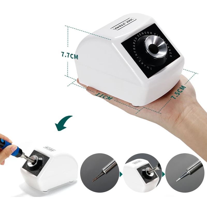 

Умный индукционный паяльник YIHUA 200Q DC 12 В с инфракрасным датчиком светильник легкий инструмент для чистки наконечников паяльника