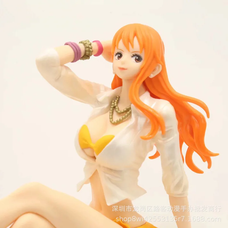 One Piece Boa Hancock Anime Nami Figure Sexy Girl Peripherals PVC Action Serpentine Seat Collection Doll Model Gift | Игрушки и хобби