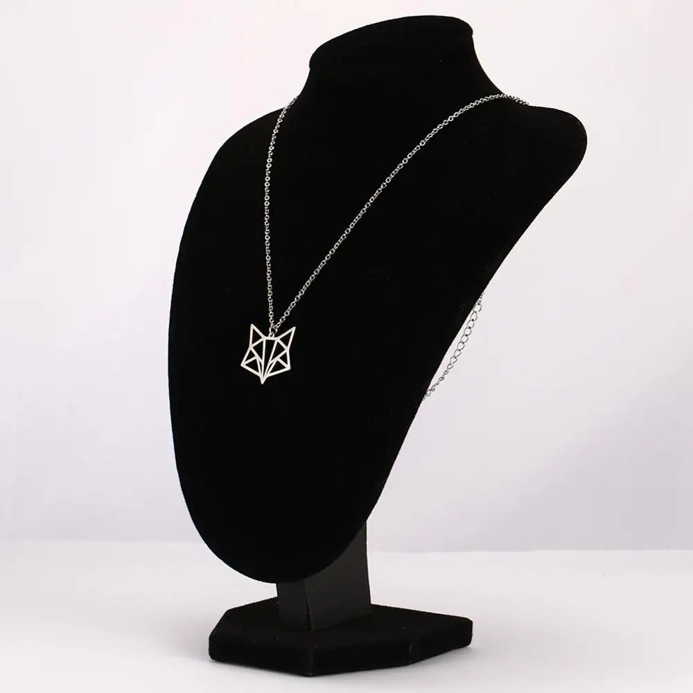 

Skyrim Gold Color Fox Animal Pendant Necklace 316L Stainless Steel Statement Choker Chain Necklaces Jewelry Accessory Gift Women