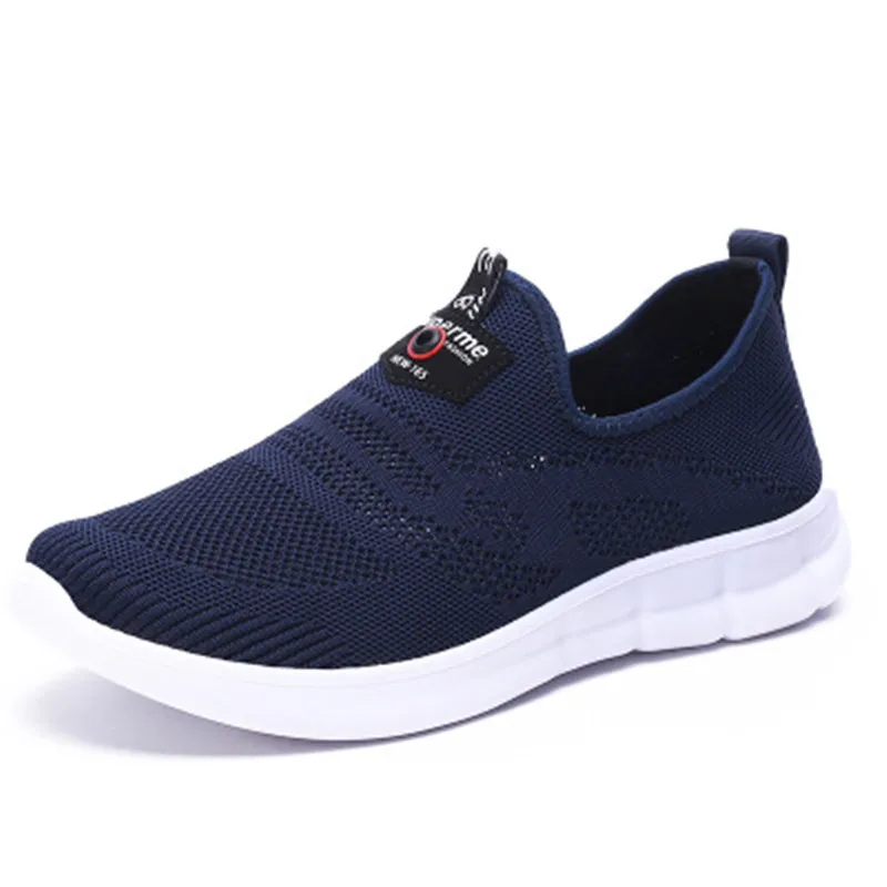 

Summer Fashion Men Casual Shoes Lightweight Breathable Men Black Blue Sneakers High Quality Mesh Soft sole Tennis Mens Shoes