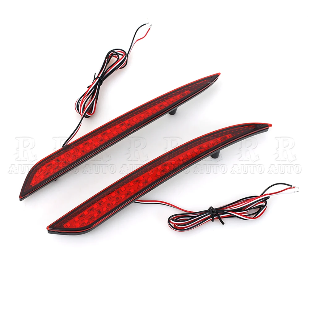 В виде буквы R Авто заднего бампера отражатель задний стоп сигнал светильник