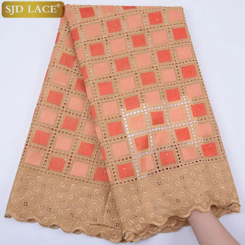 Африканская кружевная ткань высокого качества швейцарская вуаль с вышивкой