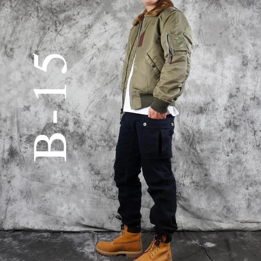 Прочитайте описание! Мужская хлопковая куртка с меховым воротником ВВС США