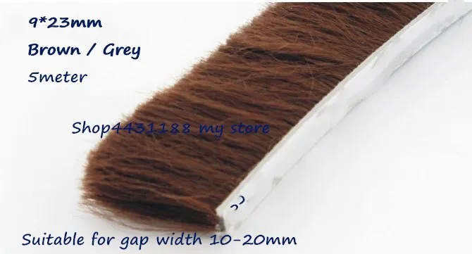 Лидер продаж! Самоклеящаяся уплотнительная лента для окон и дверей 5 м 9*23 мм