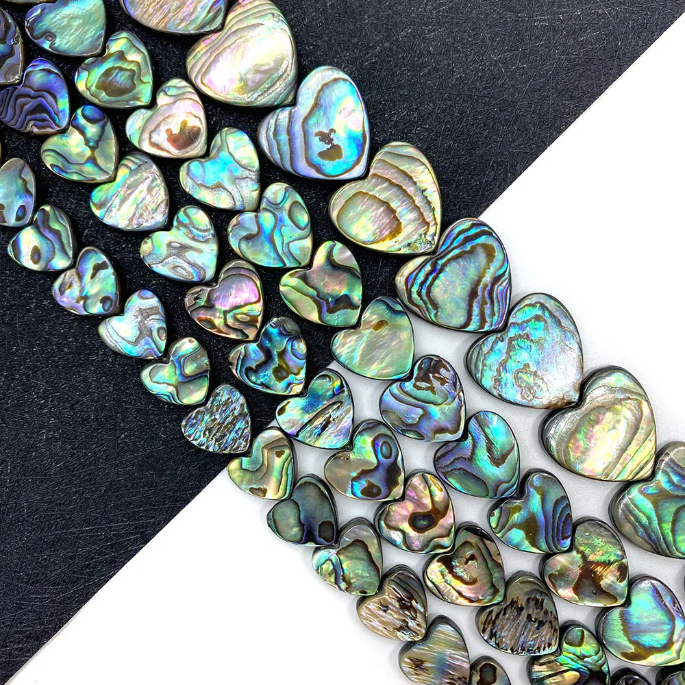 Бусины из натуральной ракушки в форме сердца бусины морской используются для