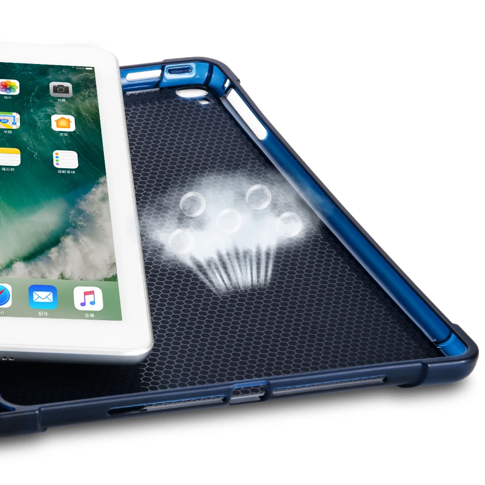 Чехол для iPad 9 7 2017 2018 чехол 6 го поколения с держателем карандашом из