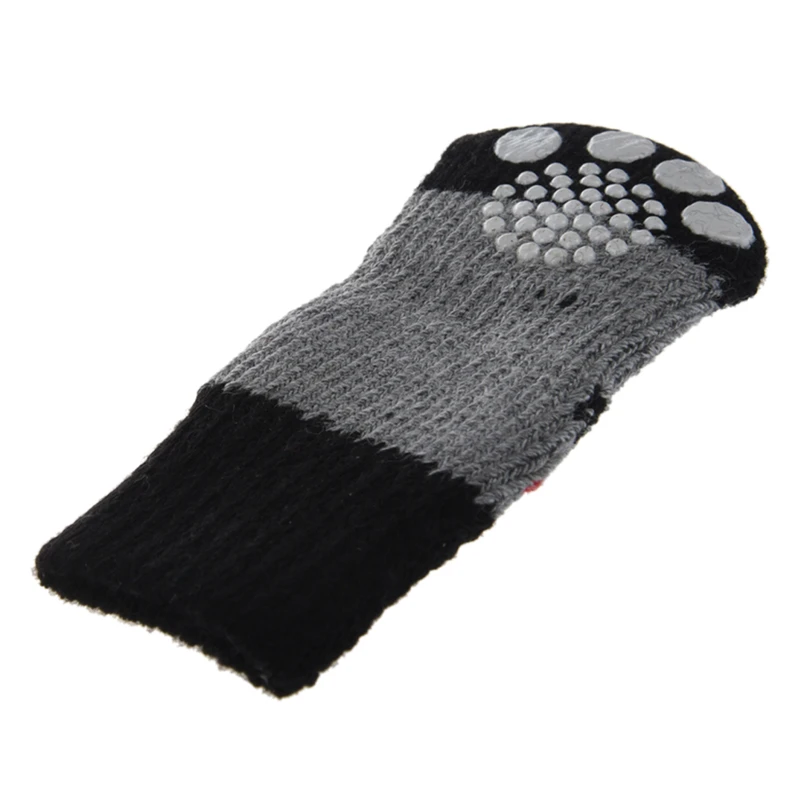 

Winter Ribbed Hem Acrylic Shoes Wear Socks for Pet Dog