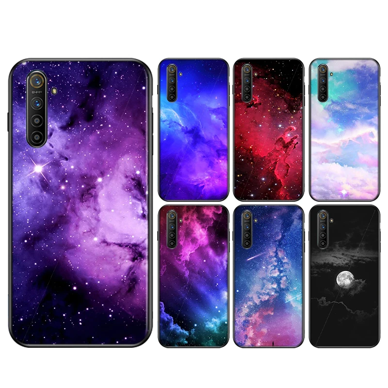 

Sky Star Space Silicone Cover For OPPO Reno 4 3 Pro 10X Zoom 2 Z F Realme ACE C2 X2 Pro 5G Phone Case
