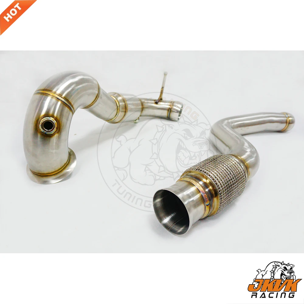 JKVK RACING 3 0 ''Полированная выхлопная труба без косточек для A45 14 16 CLA45 15 GLA45 A M G