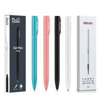 neutral pen black 0 5mm refill colorful gel pens rotary switch smooth writing pen for office home school