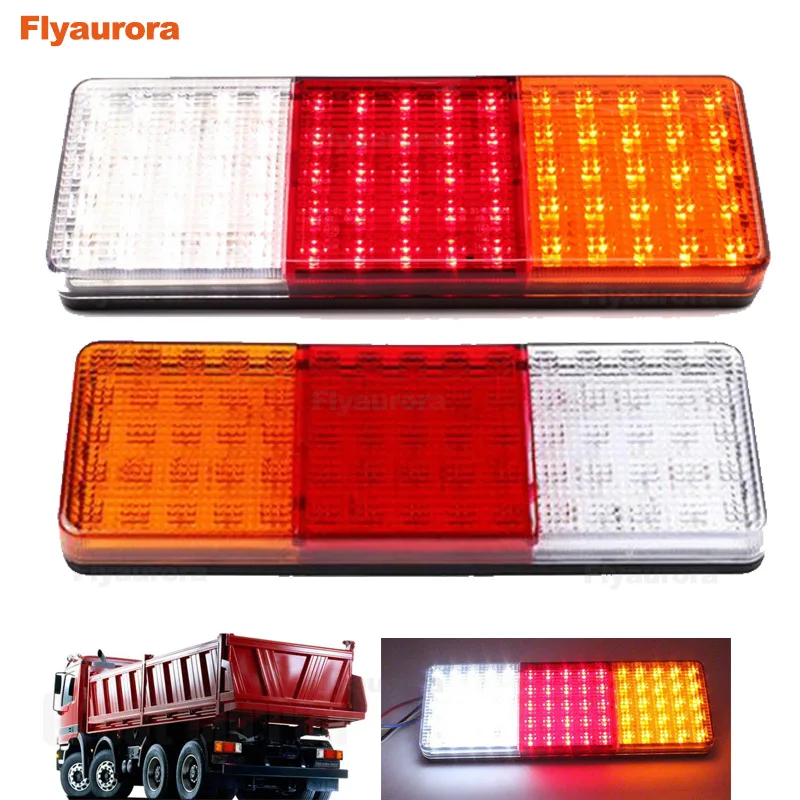 2x 12V 24V Car Truck LED Rear Tail Light Warning Lights Waterproof Lamp Tailight for Trailer Caravans UTE Campers | Автомобили и