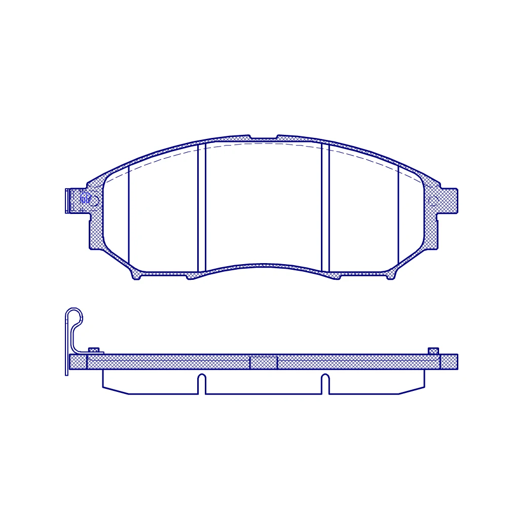 

Ceramics Brake pads for NISSAN MURANO 2003/08- car Parts Replacement 41060AR090