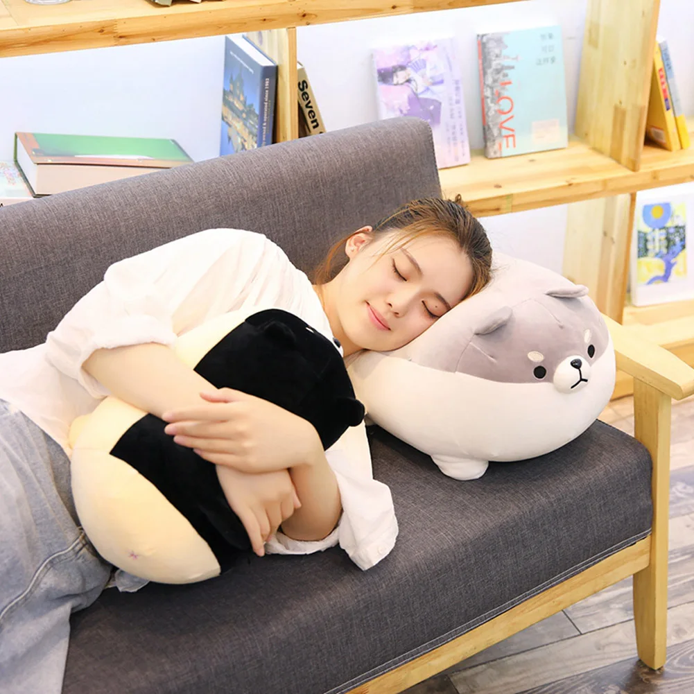 

3D Novelty Throw Pillows Soft Puppy Plush Stuffed Plush Housewarming Party Hold Pillow MDJ998