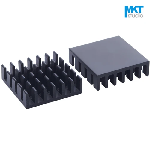 10 шт черный 19*19*5 мм алюминиевое охлаждающее ребро радиатора для материнская