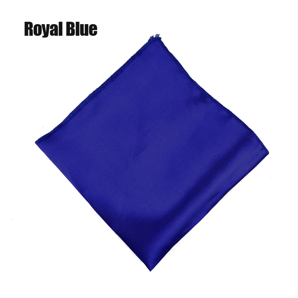 royal blue 100 шт./лот, Свадебный декор, 19 дюймов, Золотой/розовый/синий/бежевый, атласная Салфетка для стола, для дня рождения, для вечеринки, квадратная, складная, тканевая, для банкета, для салфеток - Цвет: royal blue