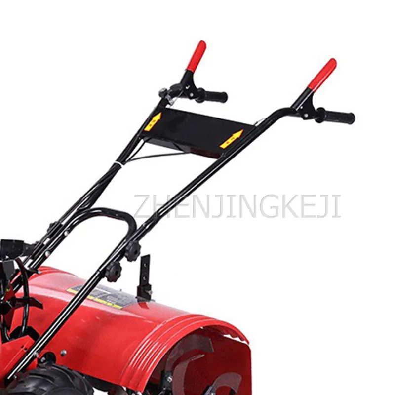 Многофункциональный бензиновый роторный культиватор маленький домашний