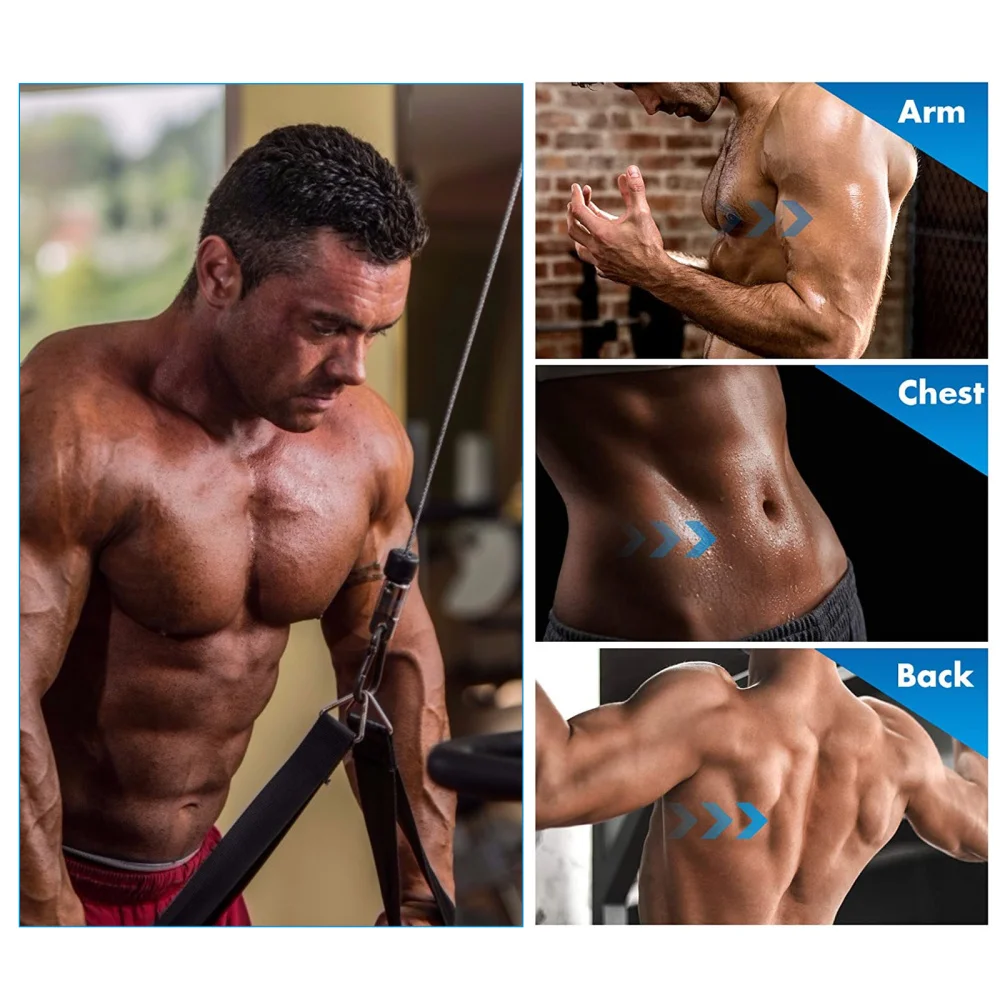 

1 Set Tricep Pulling Rope Down Cable Machine Attachment Pulley System