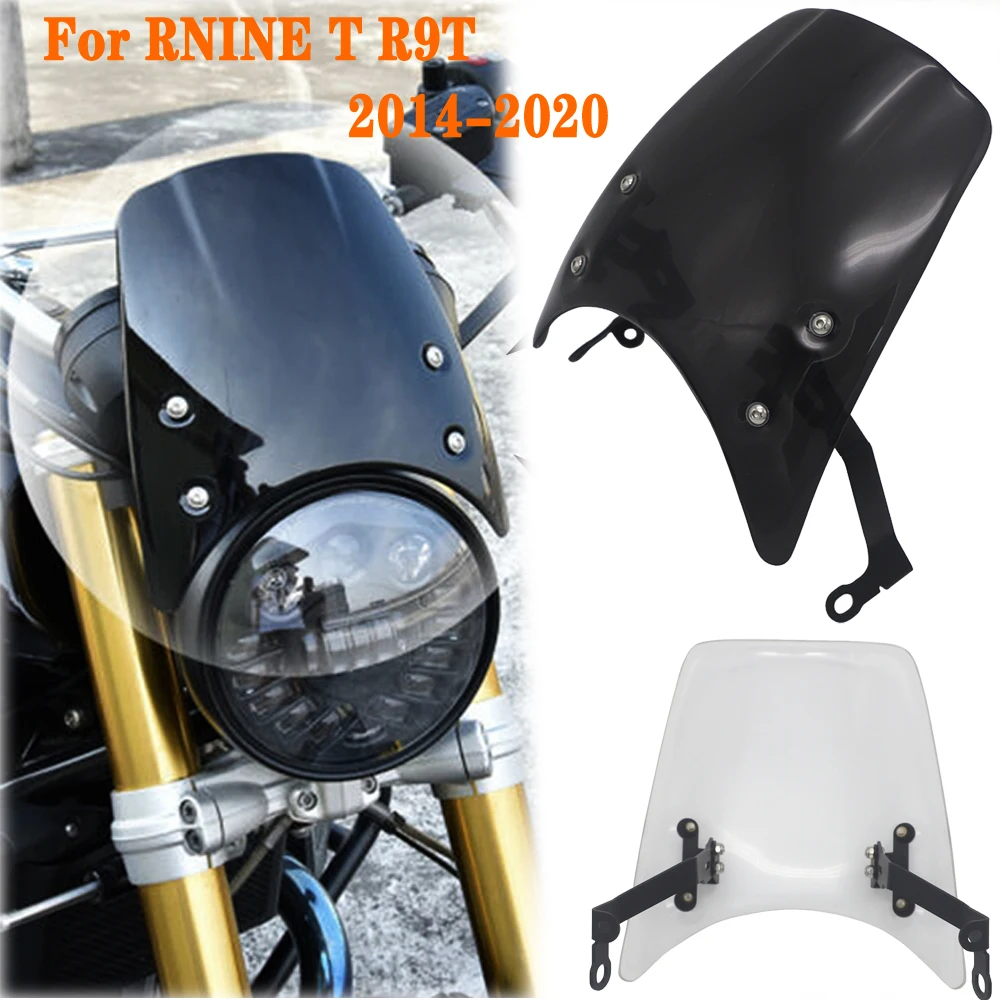 

Лобовое стекло для BMW R NINE T NINET R 9 T 2014-2020 Высокое качество обтекатель фары R9T R NINET Запчасти для мотоциклов