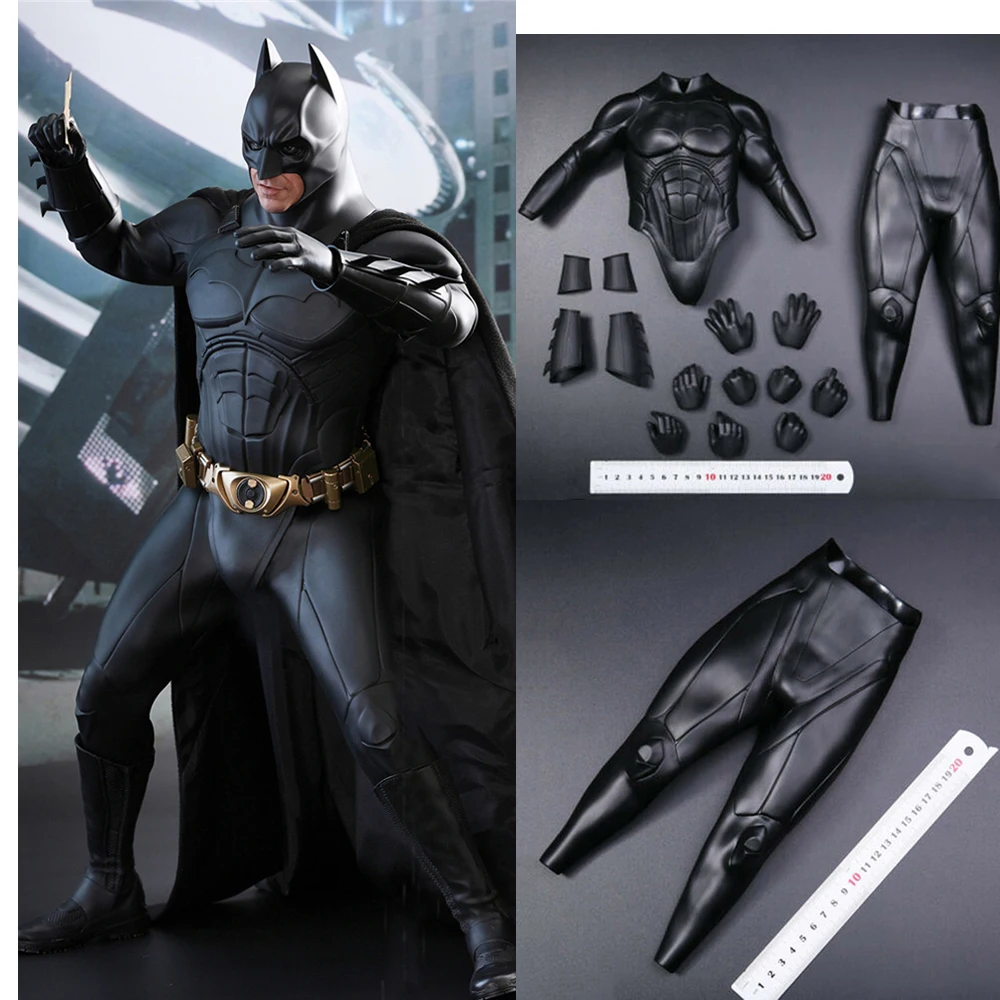 

for 1:4 Action Figure QS009 1/4 Scale Figure Clothes Accessory Christian Bale Soft Armor & Pants & Hnads Model