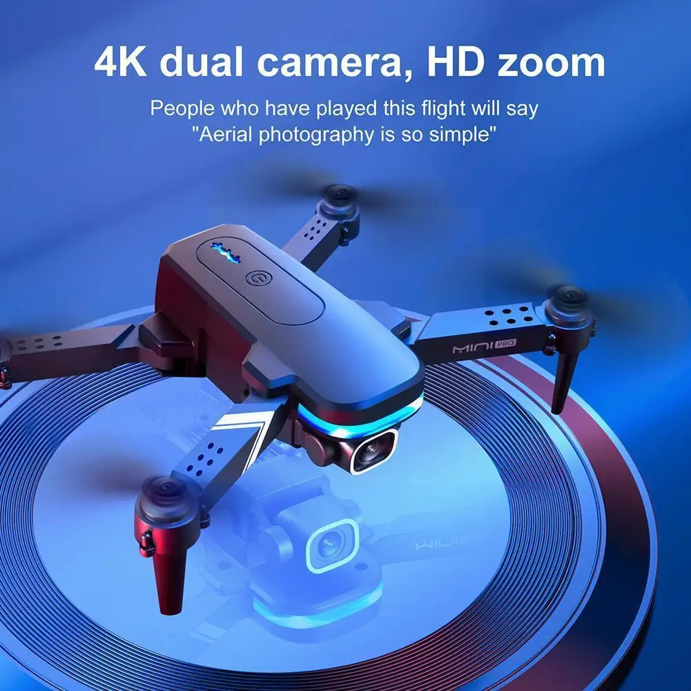 Мини-Квадрокоптер Ky910 K7v9 с камерой 4k и Wi-Fi | Игрушки хобби