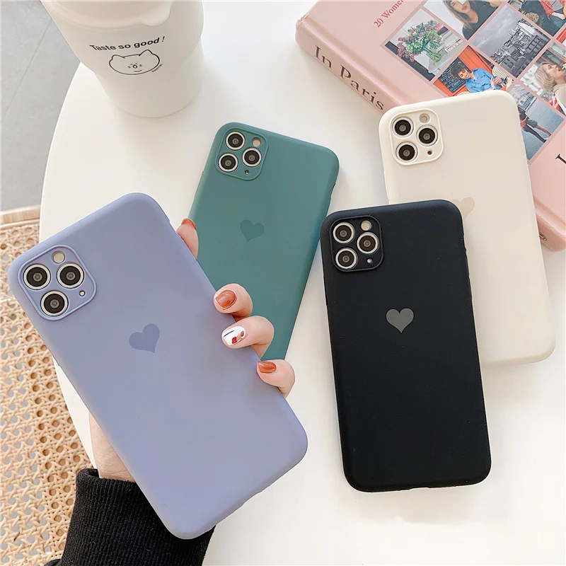 Защитный чехол LOVECOM для iPhone 12 Mini 11 Pro Max XR X XS 7 8 Plus | Мобильные телефоны и аксессуары