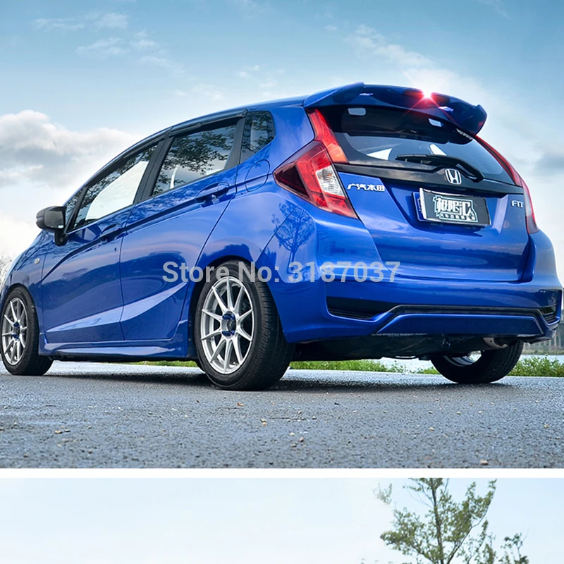 Неокрашенный спойлер из АБС-пластика для Honda GK5 Fit / Jazz 2014 2015 2016 2017 1 шт. | Автомобили